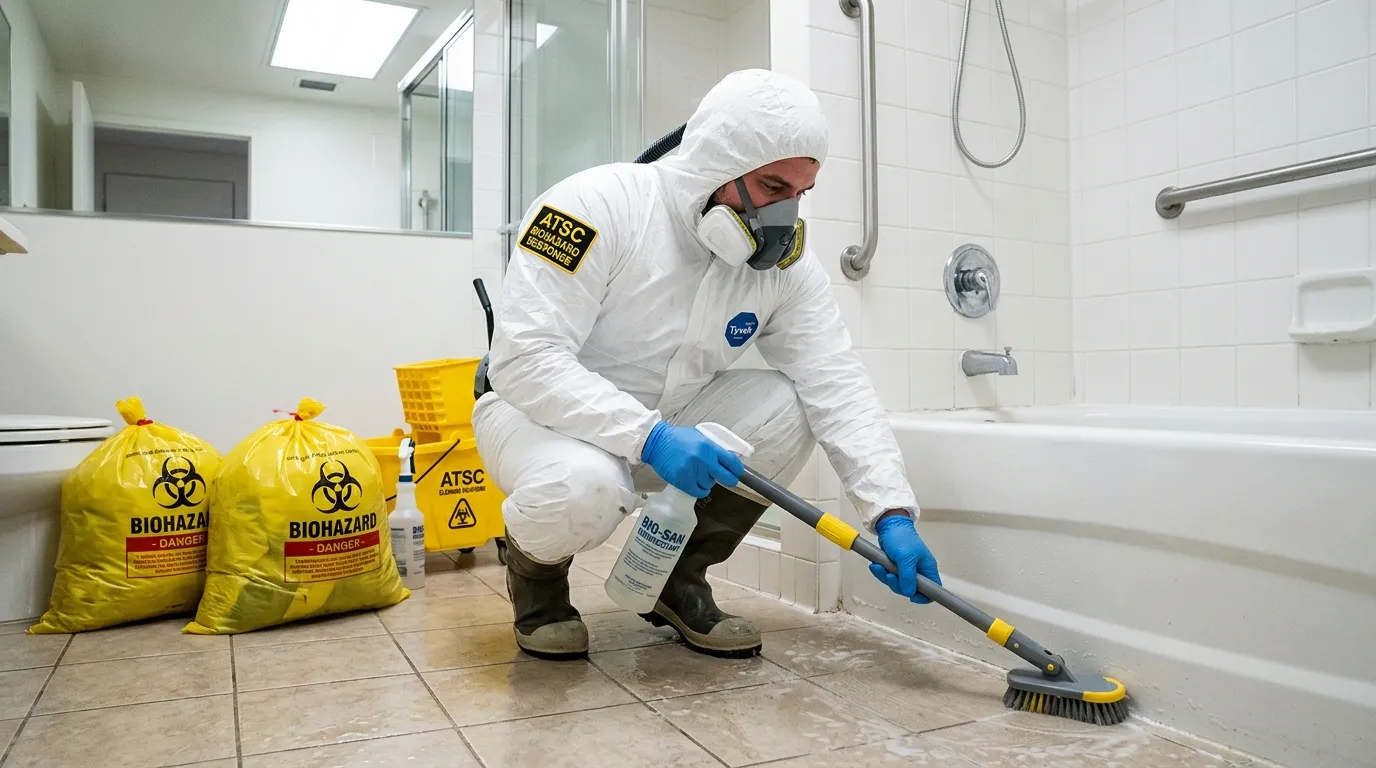 Decontamination equipment deployed for Blood Cleanup in New Canaan